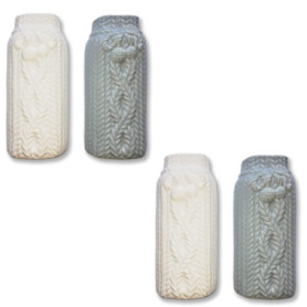 Humidificateurs, lot de 4 en céramique PULL-OVER, plat, pour fixation au radiateur/chauffages, évaporateur d'eau, diffuseurs, va