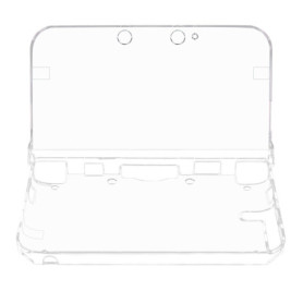 OSTENT Protection Clear Crystal Hard Guard Case Cover Skin Shell pour Nintendo 3DS XL / 3DS LL Couleur Blanc Clair