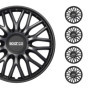 Sparco Enjoliveurs Roma - 14-Pouces - Gris/Noir - Set de 4 pièces