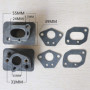 WT-DDJJK 2 pcs 40-5 43CC 52CC débroussailleuse Admission collecteur carburateur Base connecteur