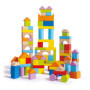 Hape Jouet en Bois Construction Enfant 12 Mois et Plus - Blocs de Construction Multicolore - Jouet Éveil Fille et Garçon - Baril