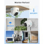 Reolink 5MP Caméra de Surveillance Extérieure, Kit Vidéo Surveillance avec 8CH 2To NVR et Caméra IP PoE Filaire 4X 5MP, Détectio