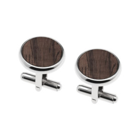 The Lord of the Tools 1 Paire De Boutons De Manchette en Bois Naturel Boutons De Manchette Classiques pour Chemise Bijoux pour H