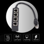 Adaptateur Ethernet RJ45, Adaptateur Répartiteur 1 à 4 Ports, Adaptateur de Câble Réseau RJ45, Protection contre les Interférenc
