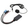 Câble Bluetooth AUX IN, 7 607 897 093, Prise 3,5 Mm ISO 8 Broches Bluetooth5.0 Câble AUX IN Remplacement du Microphone Mains Lib