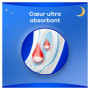 Always Maxi Serviettes Hygiéniques, ProFresh Night, 12 Serviettes Sans Ailettes, Flux Très Abondants Nuit, Cœur Ultra Absorbant 