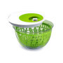 Snips Madame Butterfly - Centrifugeuse pour Salade, sans BPA, 100% fabriqué en Italie, Blanc et Vert, 4 L, 4 pièces