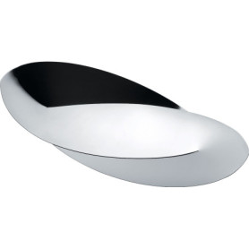 Alessi Abi05 Octave Corbeille à Pain et à Gressins en Acier Inoxydable 18/10 Brillant, Silver