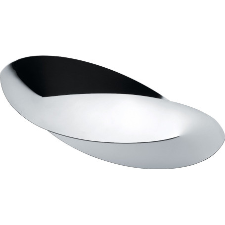 Alessi Abi05 Octave Corbeille à Pain et à Gressins en Acier Inoxydable 18/10 Brillant, Silver