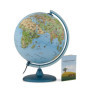TECNODIDATTICA – 0325sasaitkbbgd6 – Globe Terrestre Safari avec Livre, 25 cm