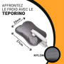 ELETTROCASA - Bouillotte Électrique Teporino - 6h de Chaleur - Bouillotte Éléctrique Rechargeable Prête en 10 Min - Bouillotte É