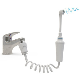 Jet dentaire SOWASH ORTHODONTIC, Se connecte au robinet, Hydropulseur Dentaire Sans Piles ni électricité, Tête Orthodontic Tripl