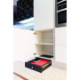 Arregui Box-in 22000-S1 Coffre-Fort tiroir Invisible, à Cacher dans Une plinthe, 9,8 x 41 x 45 cm, 12 L Noir