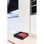 Arregui Box-in 22000-S1 Coffre-Fort tiroir Invisible, à Cacher dans Une plinthe, 9,8 x 41 x 45 cm, 12 L Noir