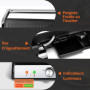 Aigostar Grill Panini, Grille-pain à Sandwich Avec Sonde Alimentaire, Plaques Antiadhésives Amovibles, Grill électrique, 2000W, 
