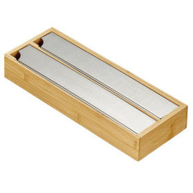 Space Home - Distributeur Papier Aluminium et Film - Dérouleur Cuisine - Dérouleur Film Alimentaire - Rangement Tiroir Cuisine P