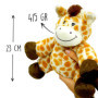 Bouillotte Micro-Onde Peluche (23 cm) - Bouillotte Peluche - Peluche Bouillotte Girafe - Peluche Chauffante - Bouillotte Doudou 