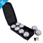 Engelhart - 010203 - Sacoche de Transport avec Jeu de 8 Boules de Pétanque - Inclut Distance-Mètre - Sacoche Pratique - Jeux Ext