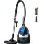 Philips PowerPro Compact Série 3000 Aspirateur sans Sac, 900 W, Avec Filtre HEPA et Brosse TriActive, Bleu (FC9332/09)
