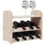 vidaXL Casier à vin avec Panneau supérieur 43x25x37 cm Bois pin Massif, Porte-Verres à vin, casier à vin, casier à vin de Cuisin