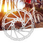 6 Disque de Frein Vélo, 203mm en Acier Inoxydable Freins à Disques avec Boulons Center Lock Rotor Flottant Étrier Avant et Arriè