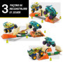 Mega Hot Wheels Monster Trucks Tremplin Osseux Chocs et Fracas Coffret de Construction Contenant 332 pièces et 2 Mini-Figurines 