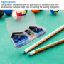 SHUIYUE Kit de Garniture de Queue de Billard, Comprenant des Embouts de Queue, Un Protecteur de Queue de Billard, Un Coupe-Bordu