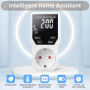 Carehabi Timer Journalier,Puissance Maximale 16A/3680W,Prise Minuteur avec Protection Contre Les Contacts Accidentels,Minuterie 