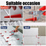 601 Pièces kit de Nivellement pour Carrelage 2mm avec 400 Croisillon Carrelage Autonivelant 200 Cale Carrelage Réutilisable et 1