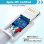 Bamkey Câble Chargeur iPhone 3M [Certifié MFi], Long Câble iPhone Cable lightning USB pour iPhone 14/13/12/11/Pro Max/XS/XR/8/7/
