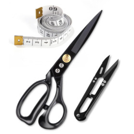 TIDEVAN Ciseaux de Couture Ciseaux à Tissu Ciseaux de Couture de Qualité Ciseaux Couture Professionnel Et Coupe-fil Pour Couper 