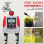 2 Sorties Irrigation Programmateur Arrosage Jardinage Quotidien avec Capture de Pluie