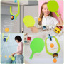 Guyode Raquette de Ping Pong, Ensemble Portatif D'entraîneur de Tennis de Table Suspendu D'intérieur, Balle Ping Pong Réglable, 