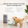 Litter Genie Pet Genie - Poubelle pour déjections Canines avec Technologie Anti-odeurs - Inclus 1 Recharge Qui Dure jusqu'à 2 Mo