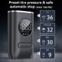 WYRIAZA Gonfleur Pneus Voiture, Compresseur à Air Portatif 150PSI 4X Plus Rapide, avec LCD Numérique et Lumière LED, 4 Modes Com