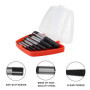 Extracteur de Vis, 6 Pièces Kit Extracteur de Vis Cassée, Tourne a Gauche Extracteur de Boulon avec Boîte de Rangement, Extracte