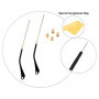 Branches de rechange pour lunettes de soleil Ray-Ban RB3447 RB3547N RB3548N RB3647N, avec 4 vis, 1 tournevis, doré