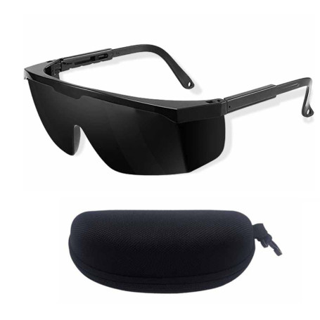 MisFun Lunettes de Protection Laser, Lunettes IPL 190-2000nm avec Étui à Lunettes, Lunettes de Protection Pulse Protect, Lunette