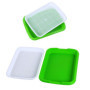 Fuuner germoir pour graines à germer, 6pcs Plateaux de Germination de Graines des Semences, Bacs à Semis avec Étagère en Plastiq