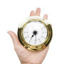 Alicer Lot de 4 stations météorologiques portables - Baromètre, horloge, thermomètre, hygromètre