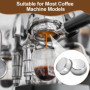 TNOMSNO 51mm Filtre à Café, Porte Filtre à Café Filtre à Café en Acier Inoxydable 51mm, Filtre à Café Réutilisable en Acier Inox