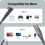 pour Oculus Quest/Quest 2 Link Câble 10 Feet (3m), Câble Quest Link Transfert de données Haute Vitesse USB C Compatible pour Ocu