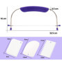 ilauke Outil de Pâtisserie Lissoir,Cuisson Unité Outils Wipe (Coupe-Gâteau)
