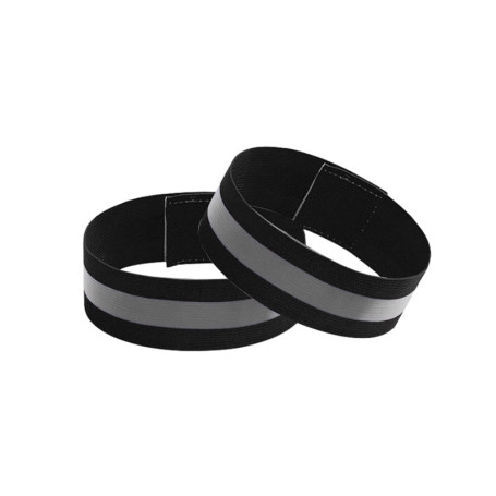 Paquet de 2 Sangles élastiques réfléchissantes, Sangles de Poignet de sécurité, Sangles en Nylon réfléchissantes, Bandes élastiq