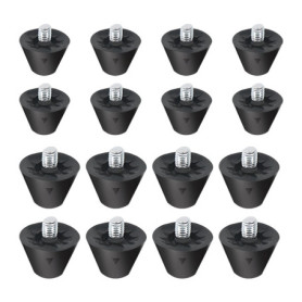 16 Crampons de Football de Rechange, Crampons en Nylon, Crampons à tête métallique, Crampons de Football antidérapants, 13 mm et