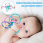 Hochet de Dentition Ensemble, Bébé Jouets Sensoriels Secouer et Attraper, Musicaux Infantile Nouveau-Né Éducatifs Précoce Animau