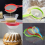 YanBous Ensemble de passoires en plastique de 4 tailles différentes (13,5/11,5/8,5/6,5 cm),idéal pour la cuisine : farine, quino