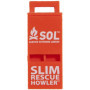 SOL Slim Rescue HOWLER 2 Pack Pack SIFFLET 100 DB Mixte Adulte, Orange
