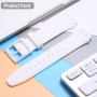 WRISTARMOR Lot de 2 bracelets de rechange en silicone pour Swatch 19 mm étanche avec outil