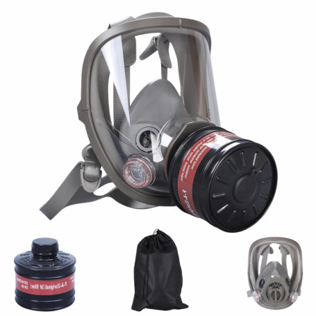 Sosvulix Les masques à gaz réutilisables sont utilisés pour la peinture par pulvérisation, les pesticides, l'industrie chimique,